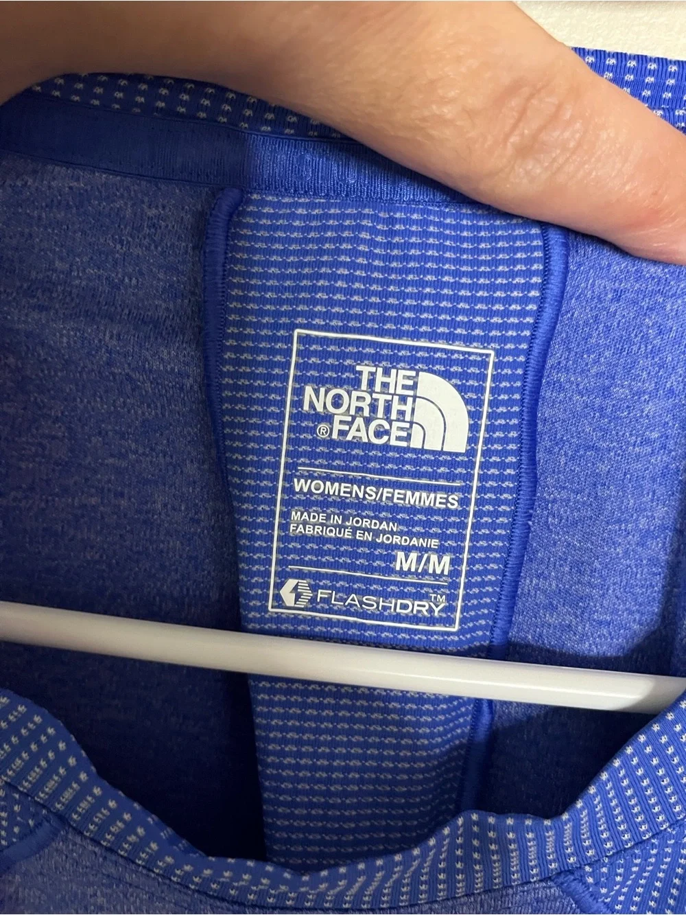 The North Face Women’s Blue Flashdry Short Sleeve Activewear Top Size M EUC - Picture 4 of 6